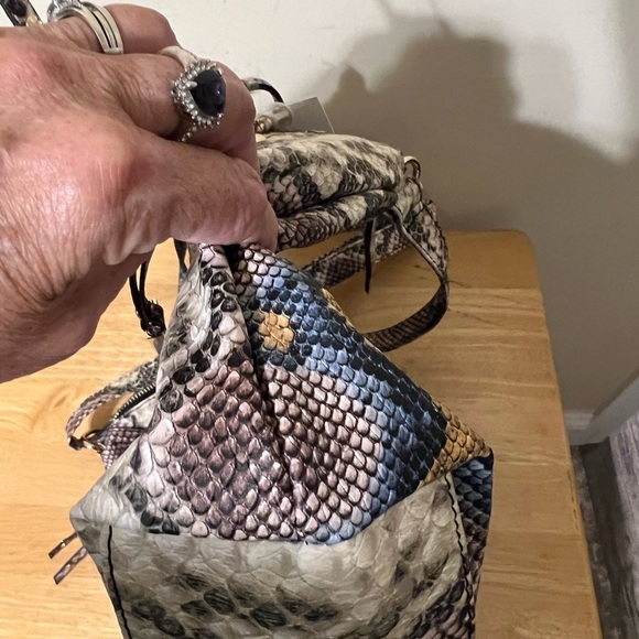 Jessica Simpson Multicolor Phython Satchel - Picture 7 of 11